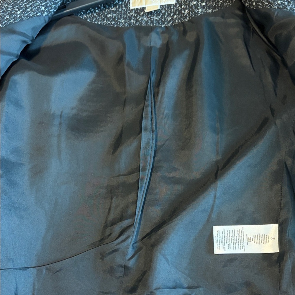 Michael Kors Black and White Tweed Blazer - Picture 10 of 14